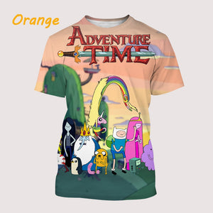 Newest Summer Adventure Time 3D T-shirt Men Women Fashion T-Shirt 3D A –  Aibay Mall